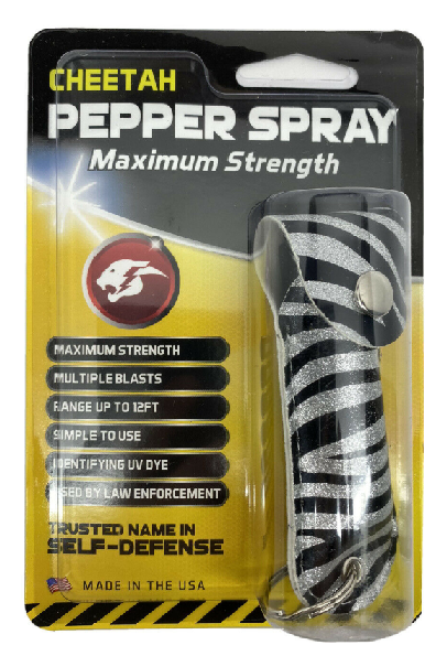 Pepper Spray - Zebra Print