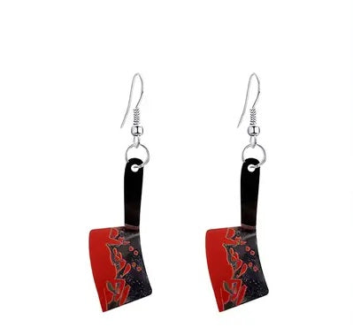 Bloody Axe Earrings