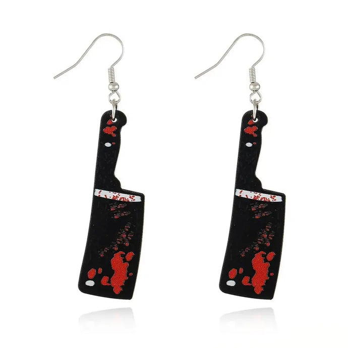 Bloody Hatchet Earrings