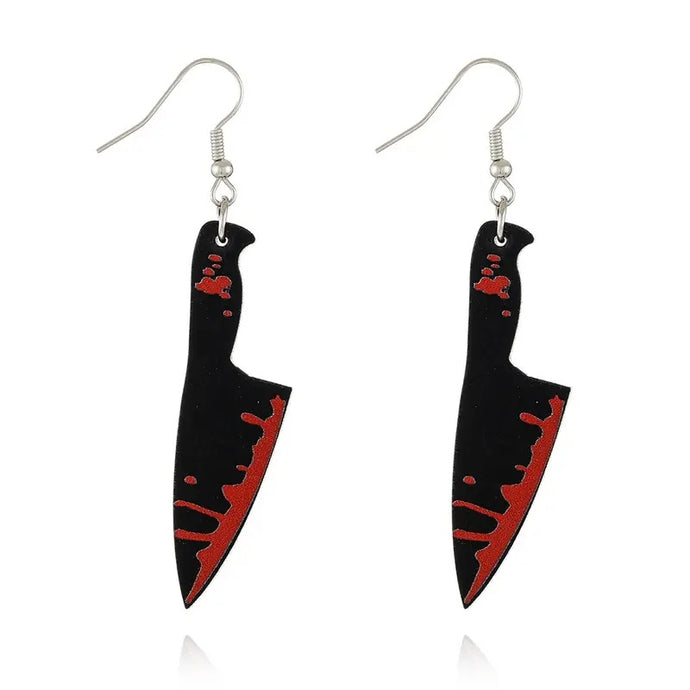 Bloody Knife Earrings