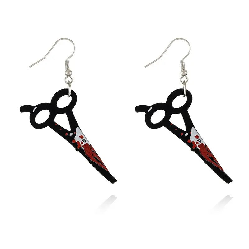 Bloody Scissor Earrings