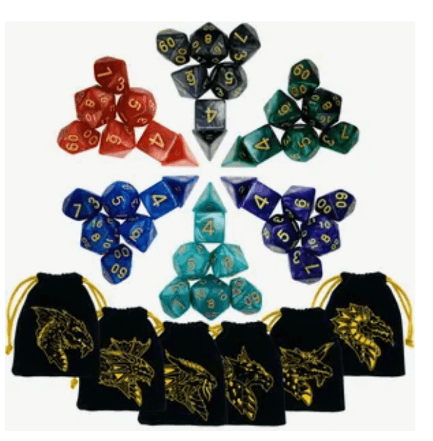 Gaming Dice with Pouch