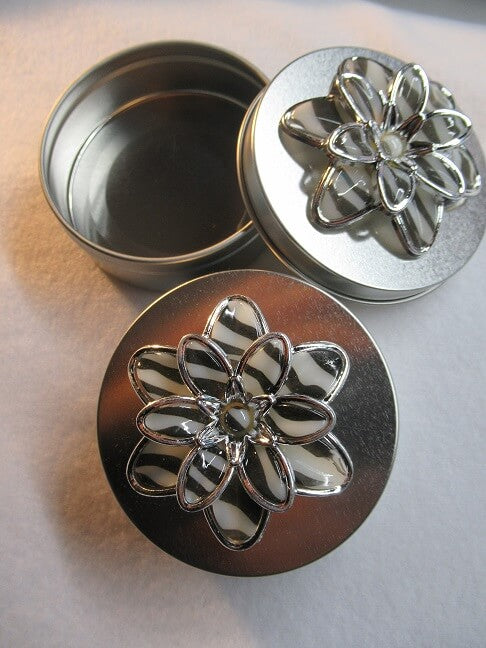 Trinket Tins - Zebra Print