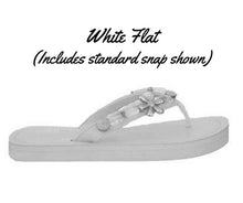 Women's Sandals "White Flat"